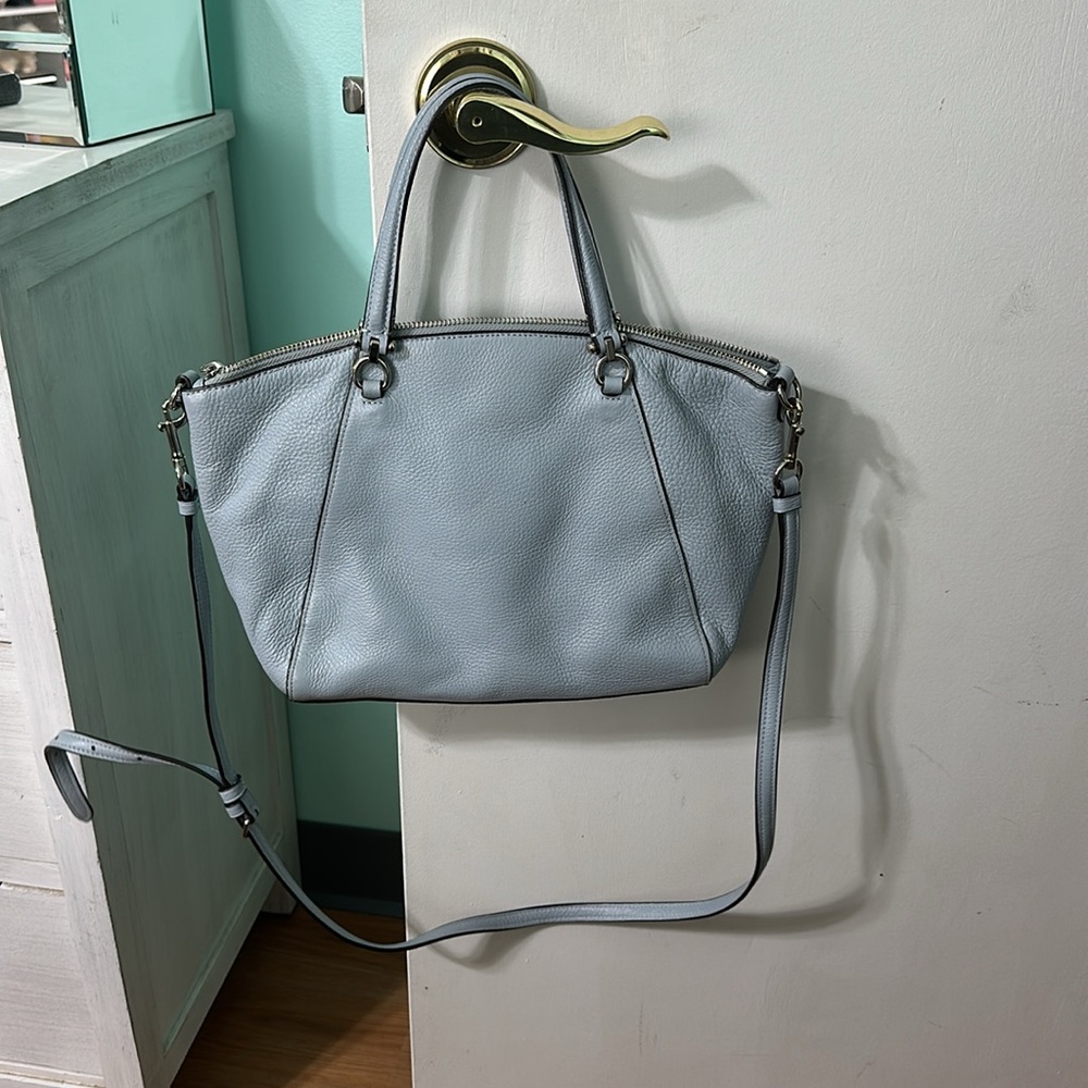Light blue coach cross body bag - Picture 2 of 7